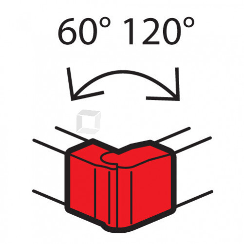 Внешний изменяемый угол - от 60° до 120° - для кабель-каналов Metra 85x50 | 638022 | Legrand