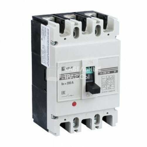 Выключатель автоматический ВА-99М 250/160А 3P 35кА с электромагнитным расцепителем EKF PROxima | mccb99-250-160m-ma | EKF