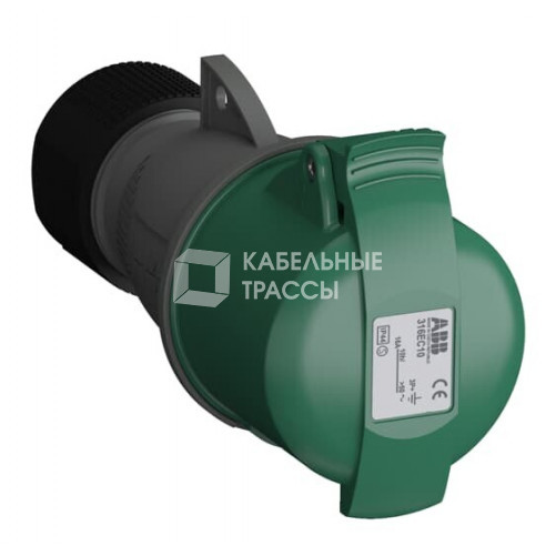 Розетка кабельная Easy&Safe 316EC10,16А,3P+E,IP44,10ч|2CMA102015R1000| ABB