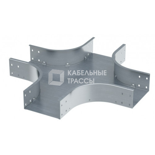 Ответвитель Х-образный 80х100, 1,5 мм, цинк-ламель, в комплекте с крепежными элементами и соединительными пластинами| SXM810KZL | DKC