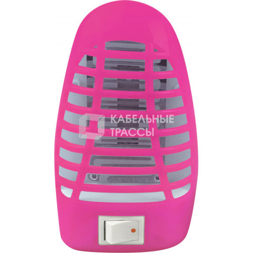 Ночник светодиодный москитный NLM 01-MP розовый с выключателем 230В | 4690612029160 | IN HOME