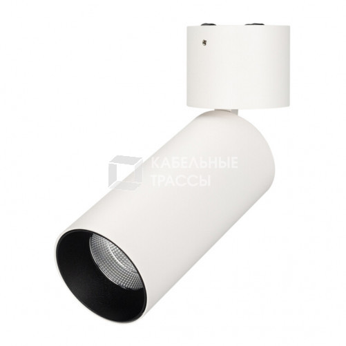 Светильник SP-POLO-SURFACE-FLAP-R65-8W Day4000 (WH-BK, 40 deg) | 027527 | Arlight