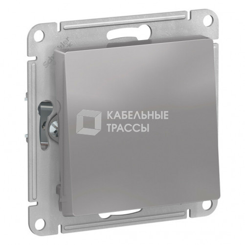 AtlasDesign AQUA 1-клавишный переключатель IP44, сх.6, 10АХ, механизм, АЛЮМИНИЙ | ATN440361 | SE