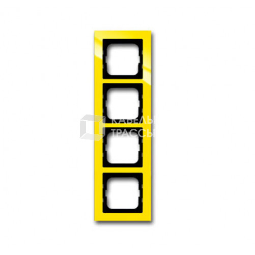 Рамка 5-постовая, серия axcent, цвет жёлтый | 1754-0-4349 | 2CKA001754A4349 | ABB
