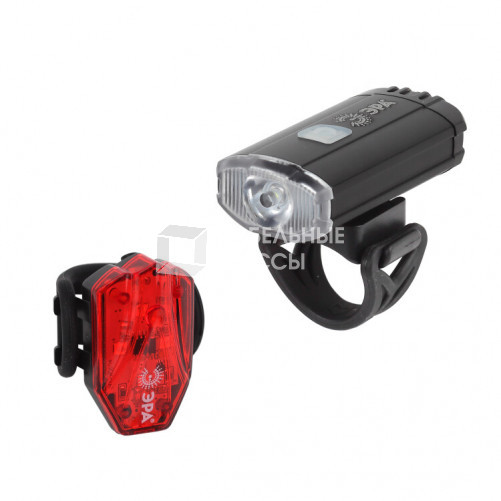 Фонарь велосипедный VA-801 2 в 1 Основной CREE XPG + подсветка SMD, mocro USB, 800mA/ч., б | Б0039624 | ЭРА