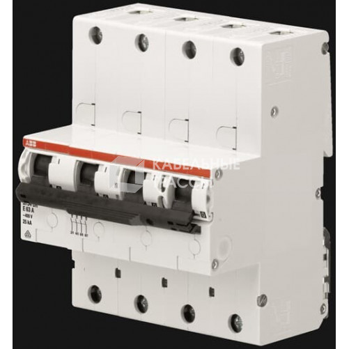 Выключатель автоматический четырехполюсный S754DR (селективный) 63А E 25кА (S754DR-E63) | 2CDH784010R0632 | ABB