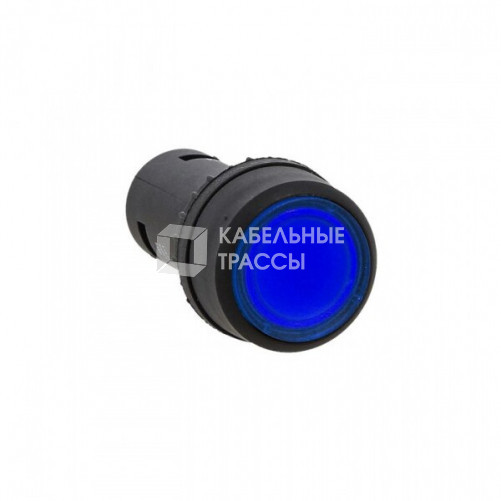 Кнопка SW2C-10D с подсветкой синяя NO 24В EKF PROxima | sw2c-md-b-24 | EKF