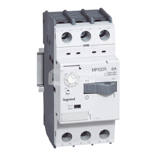 Автоматический выключатель для защиты электродвигателей MPX3 T32S 0,4A 100kA | 417302 | Legrand