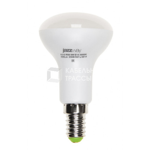 Лампа светодиодная LED 5Вт E14 220В 4000К PLED- ECO-R50 отражатель (рефлектор) | 1037046A | Jazzway