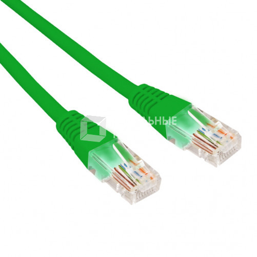 Патч-корд U/UTP, CAT 5e, RJ45-RJ45, 26AWG, LSZH, зеленый, 3м REXANT | 02-0106-3 | REXANT