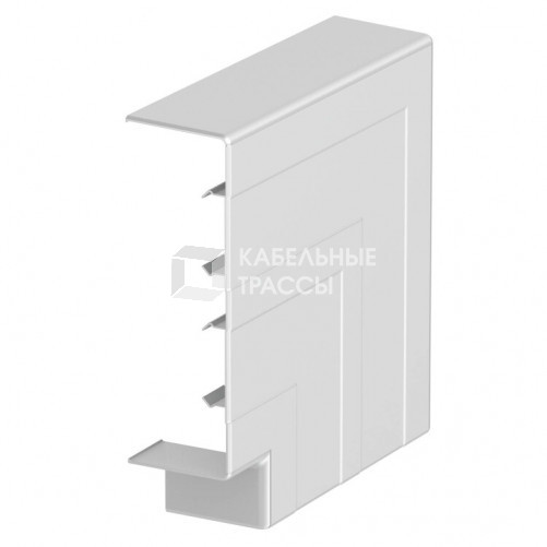 Крышка плоского угла кабельного канала Rapid 45-2 53x165 мм (алюминий) (GK-FH53165AL) | 6113464 | OBO Bettermann