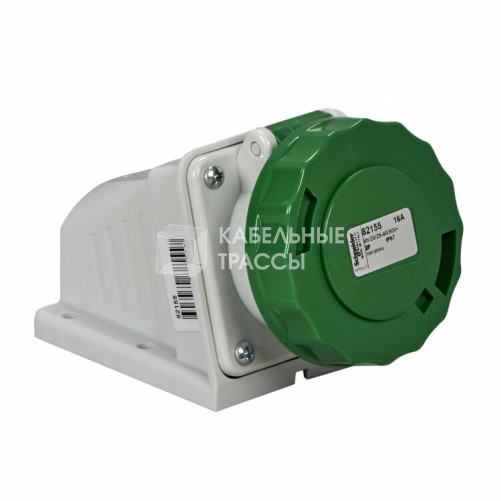 НАСТЕННАЯ РОЗЕТКА 16A 3P 24/48V 100-200 ГЦ IP67 | 82156 | Schneider Electric