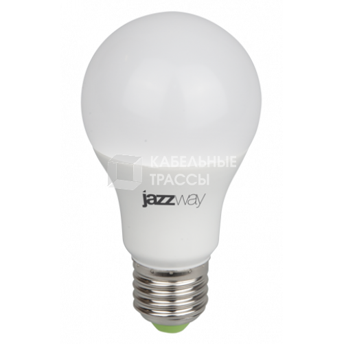 Лампа светодиодная LED 9Вт Е27 220В 4000К PPG A60 Agro (для растений) груша | 5002395 | Jazzway