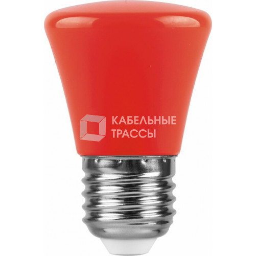 Лампа светодиодная для белт лайта LB-372 (1W) 230V E27 красный Колокольчик | 25911 | FERON