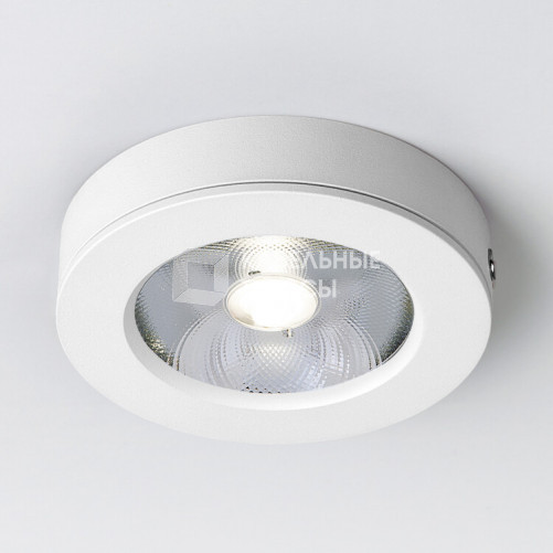 Накладной точечный светодиодный светильник белый DLS030 10W 4200K белый | a052413 | Elektrostandard