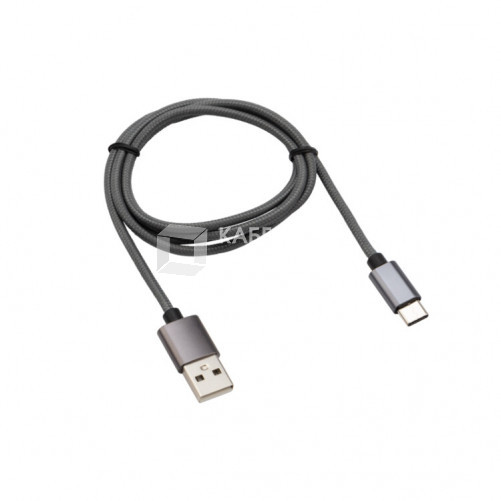 Кабель USB-Type-C/3A/nylon/grafit/1m/REXANT |18-1896 | REXANT