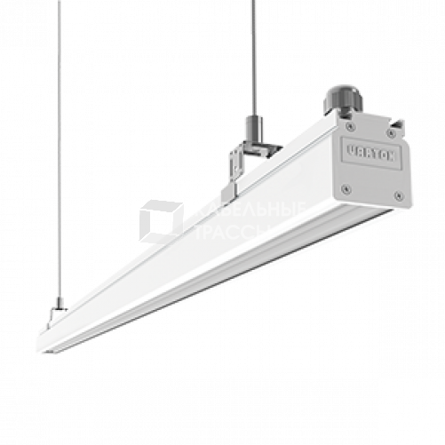 Cветильник светодиодный для торгового освещения Mercury Mall IP54 748x54x58 мм опал 30W 4000К белый RAL9003 муар | V1-R0-00566-31G02-5403040 | VARTON