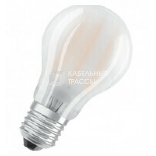 Лампа светодиодная LEDPCLA40 4W/827 230VGLFR E27 10X1 | 4058075439818 | OSRAM