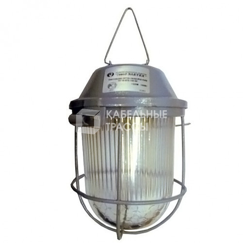 Светильник для ЖКХ под лампу НСП 02-100-002 IP52 корпус с решеткой серый | 1005550306 | Элетех
