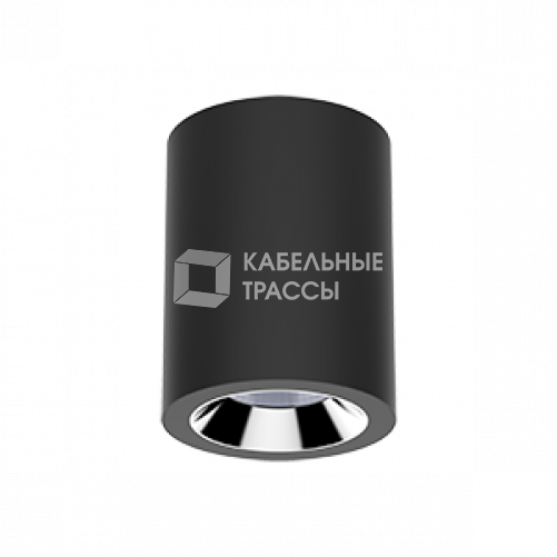 Светильник светодиодный DL-02 Tube накладной 220*150 55W 4000K 35° RAL9005 черный муар | V1-R0-T0391-20000-2005540 | VARTON