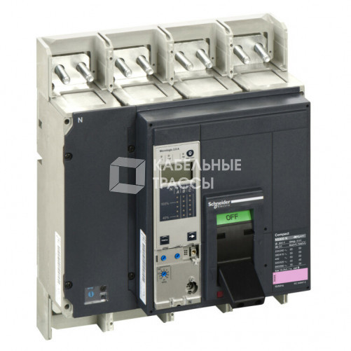 ВЫКЛЮЧАТЕЛЬ NS800 N 4P+MICR 2.0A В СБОРЕ | 33237 | Schneider Electric