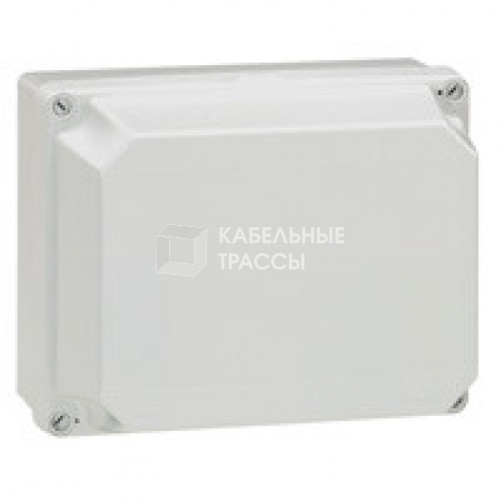 Коробка промышленная - IP55 - IK07 - RAL 7035 - 220x170x140 мм - сплошная крышка | 092122 | Legrand