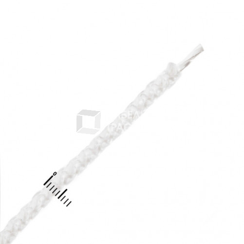 Шнур вязаный ПП 4 мм с серд., универс., белый, 20 м | 140326 | Tech-KREP