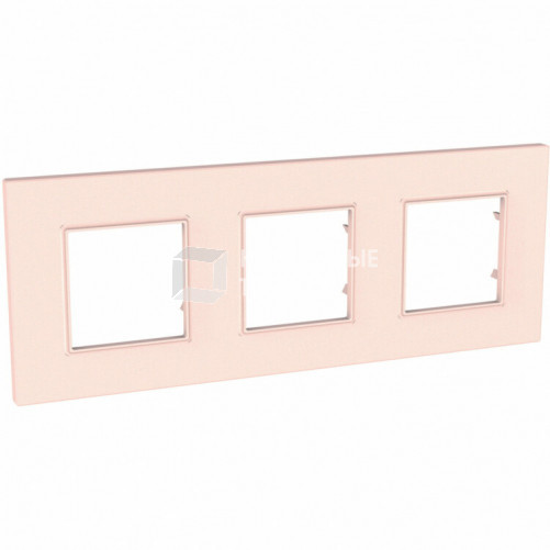 Unica Quadro Розовый жемчуг Рамка 3-ая | MGU4.706.37 | Schneider Electric