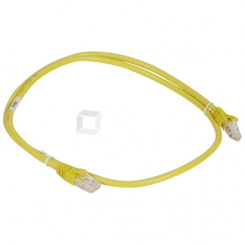 Патч-корд U/UTP 6а PVC 1м жёлт. | 051882 | Legrand