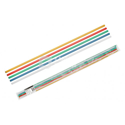 Трубки термоусаживаемые, набор 5 цветов по 2 шт. ТТкНГ(3:1)-6,4/2,0 | SQ0548-1605 | TDM