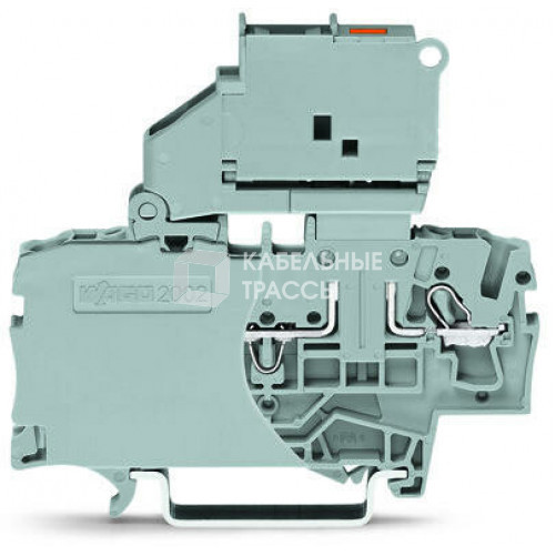Клемма с размыкателем и предохранителем 230В (уп/50шт) | 2002-1611/1000-836 | Wago