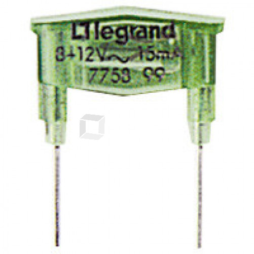 Galea Life Зелёная Лампа 220В-15 мA для подсветки механизмов | 775899 | Legrand