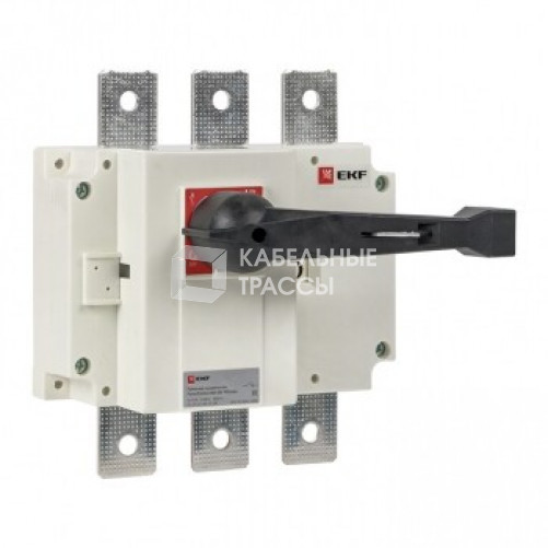 Рубильник-выключатель 630A 3P c рукояткой управления для прямой установки PowerSwitch EKF PROxima | psds-630-3 | EKF
