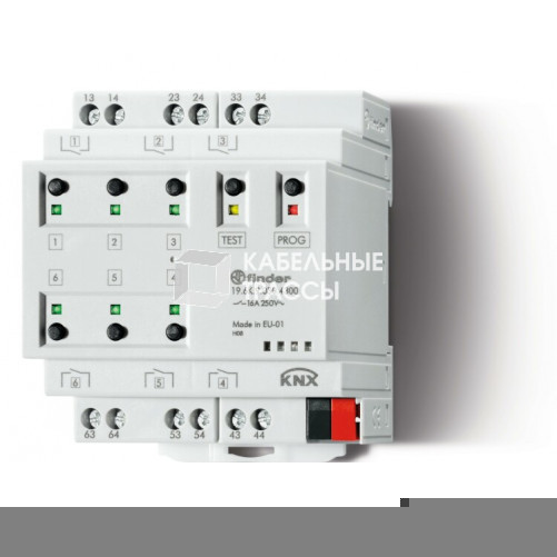 Устройство переключения KNX; выход 6х16 А | 196K90304300 | Finder