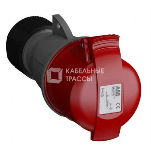 Розетка кабельная Easy&Safe 316EC3,16А,3P+E,IP44,3ч|2CMA102009R1000| ABB