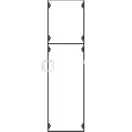 Панель с защитым пластроном и дин-рейкой | 1B2A | ABB