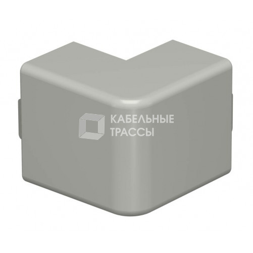 Крышка внешнего угла кабельного канала WDK 25x40 мм (ПВХ,серый) (WDK HA25040GR) | 6158382 | OBO Bettermann