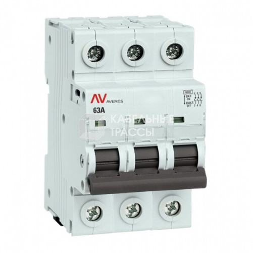 Выключатель нагрузки AVN 3P 63A AVERES | avn-3-63-av | EKF
