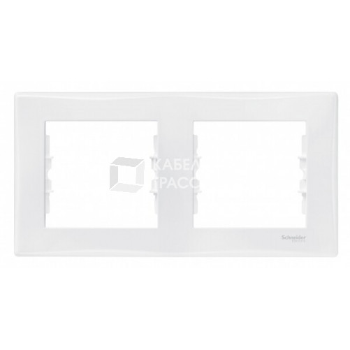 Sedna Белый Рамка 2-ая горизонтальная | SDN5800321 | Schneider Electric