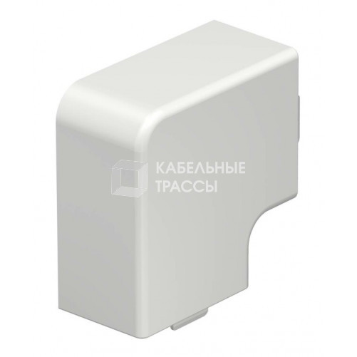 Крышка плоского угла кабельного канала WDK 30x45 мм (ПВХ,белый) (WDK HF30045RW) | 6192823 | OBO Bettermann