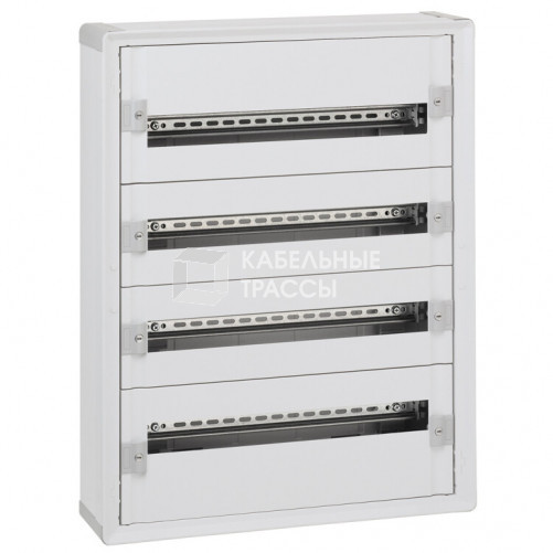 Распределительный шкаф с пластиковым корпусом XL3 160 - для модульного оборудования - 4 рейки - 750x575x147 | 020054 | Legrand