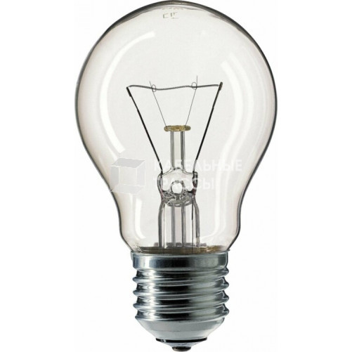 Лампа накаливания ЛОН Stan 60W E27 230V A55 CL 1CT/6X10F | 926000002616 | PHILIPS