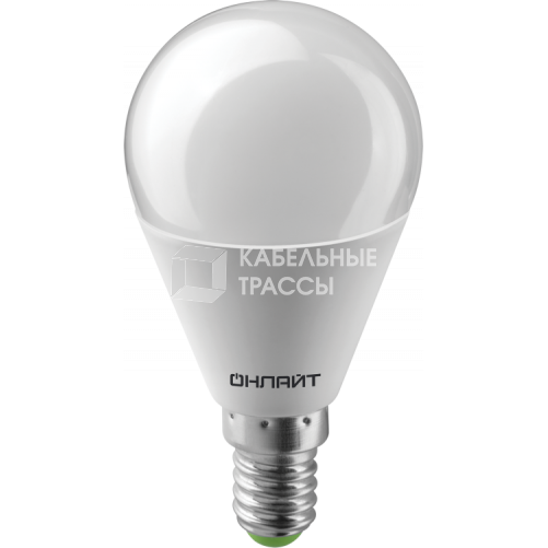 Лампа светодиодная OLL-G45-8-230-4K-E14 | 71625 | ОНЛАЙТ