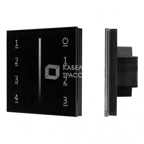 Панель Sens SMART-P41-DIM Black (230V, 0/1-10V) | 028112 | Arlight