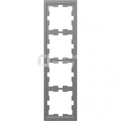 D-Life РАМКА 4-постовая, НЕРЖ. СТАЛЬ , SD | MTN4040-6536 | Schneider Electric