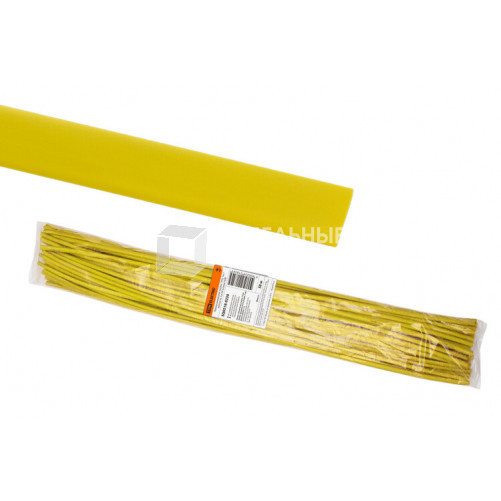 Термоусаживаемая трубка ТУТнг 14/7 желтая по 1м (50 м/упак) | SQ0518-0230 | TDM