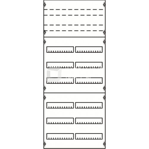 Панель для модульных уст-в 2ряда/8реек | 2V43KA | ABB