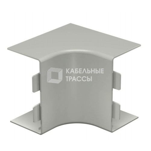 Крышка внутреннего угла кабельного канала WDK 60x110 мм (ПВХ,серый) (WDK HI60110GR) | 6022235 | OBO Bettermann