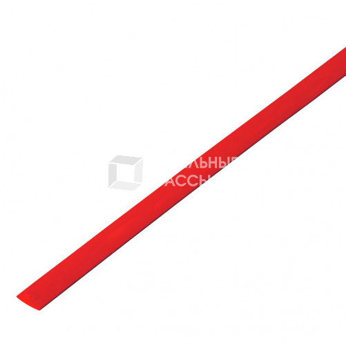Термоусадочная трубка 8,0/4,0 мм, красная, упаковка 50 шт. по 1 м | 55-0804 | PROconnect
