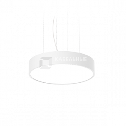 Cветильник светодиодный COSMO подвесной 48Вт 600х115 мм 3000К с рас. опал RAL9003 белый муар | V1-R0-00502-30000-2004830 | VARTON